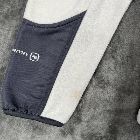 Free Country Women’s Medium Ivory Gray Hooded Fleece Softshell Jacket Outdoor - Picture 12 of 12